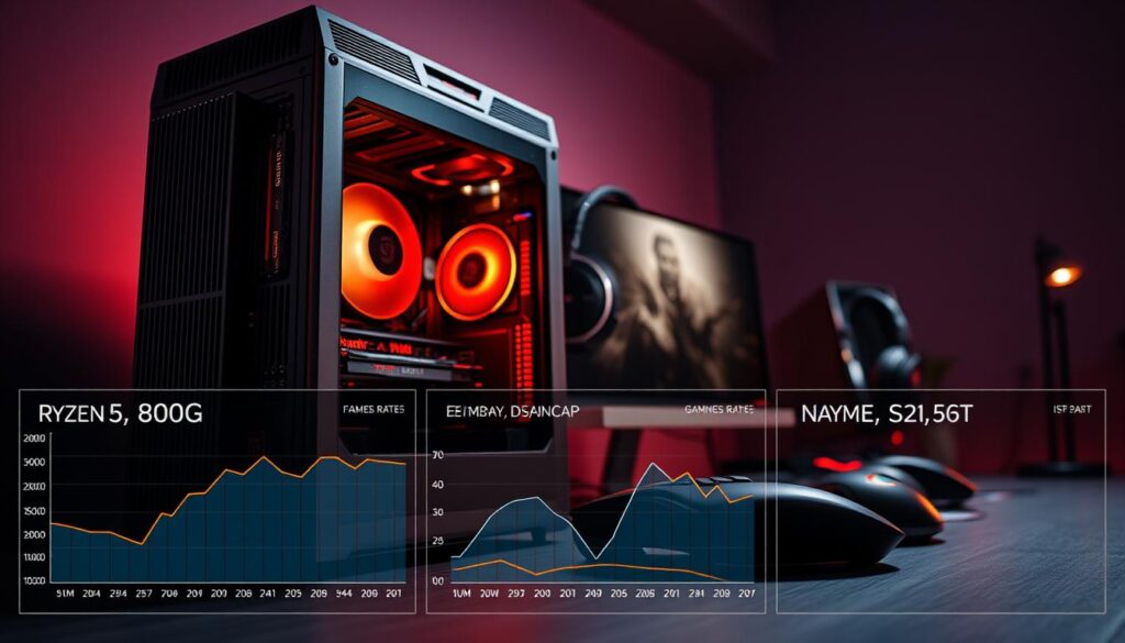 A-close-up-shot-of-a-powerful-gaming-desktop-setup-featuring-the-AMD-Ryzen-5-8600G-processor-1024x585 Review Completo: O AMD Ryzen 5 8600 é o Novo Rei do Custo-Benefício em 2025?