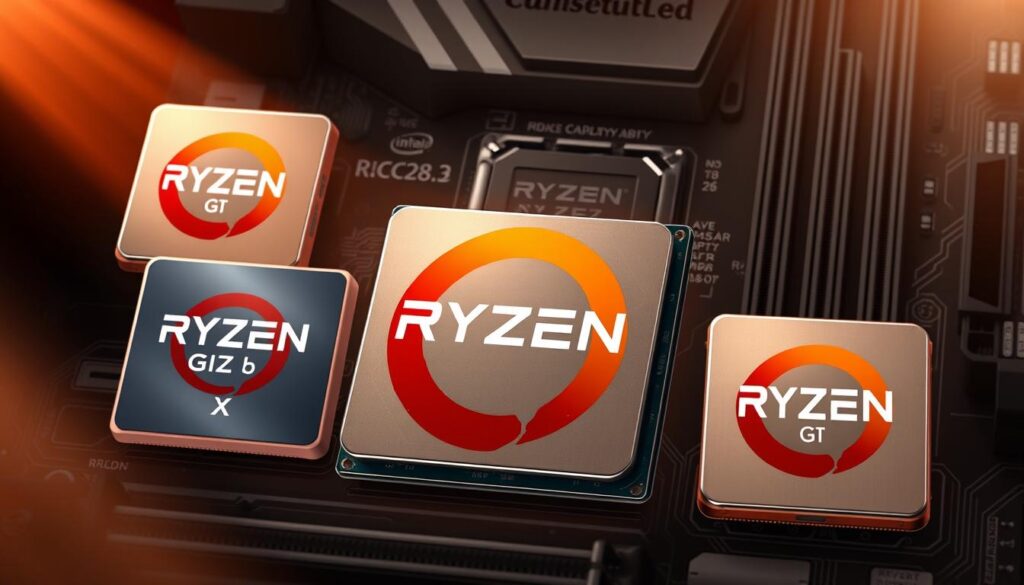 A-detailed-technical-illustration-showcasing-Ryzen-processor-compatibility.-In-the-foreground-1024x585 Diferença Entre as Linhas Ryzen: G, X ou Sem Sufixo?