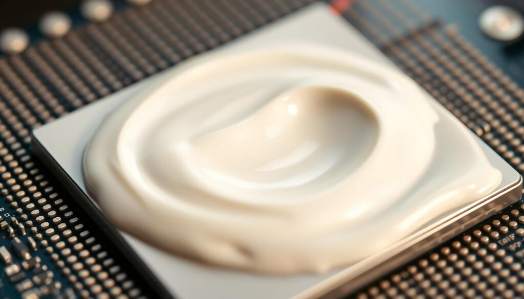 A-high-resolution-close-up-photograph-of-a-CPU-thermal-paste-or-pasta-termica-in-Portuguese-1024x585 CPU Superaquecendo? 7 Causas Comuns e Como Resolver (Passo a Passo com Fotos)