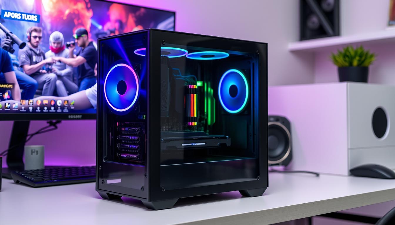 PC gamer montado com orçamento de R$2.500 em 2025 rodando jogos e-sports