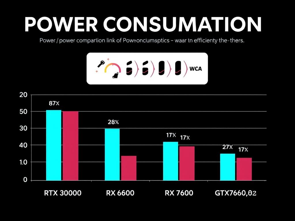 Power-consumption-graph-comparing-RX-6600-with-other-graphics-cards Review RX 6600: Placa de Vídeo Barata com Alto Desempenho?