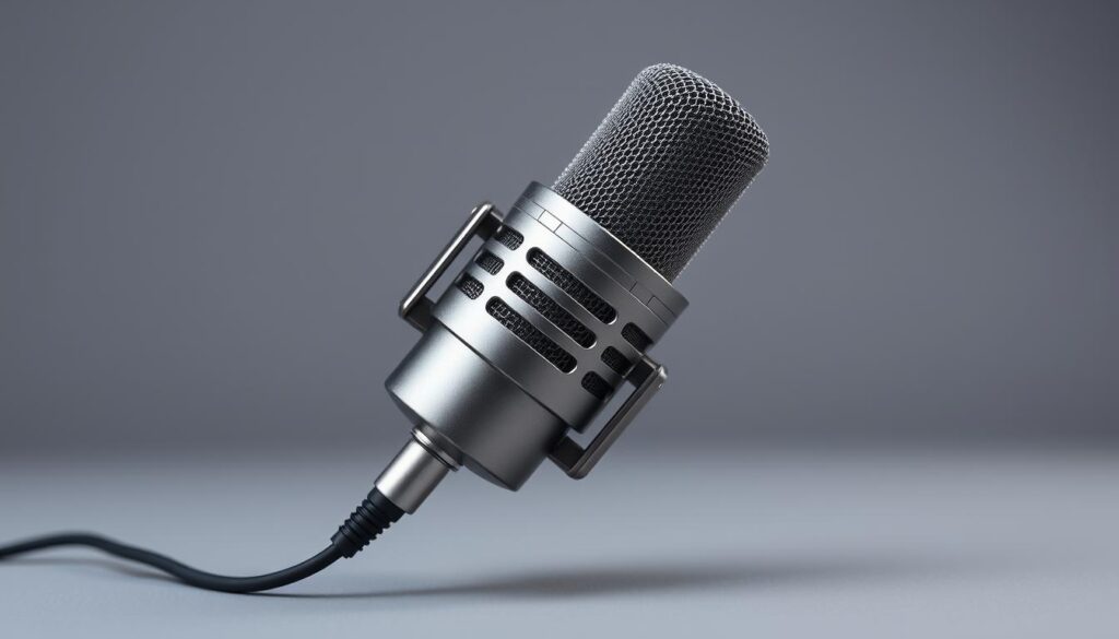 a-professional-high-quality-hyper-realistic-studio-photograph-of-a-microphone-with-advanced-1024x585 Análise do Headset Gamer HyperX Cloud III: O Rei dos Periféricos?