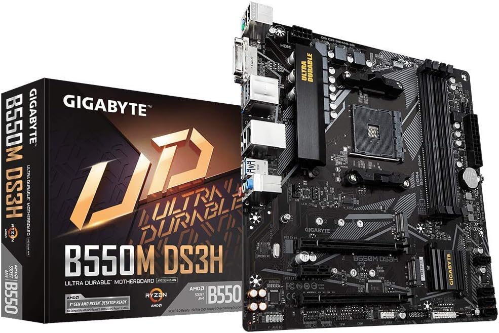 b550m-ds3h Melhor PC Gamer com Ryzen 5 5600G para Começar em 2025