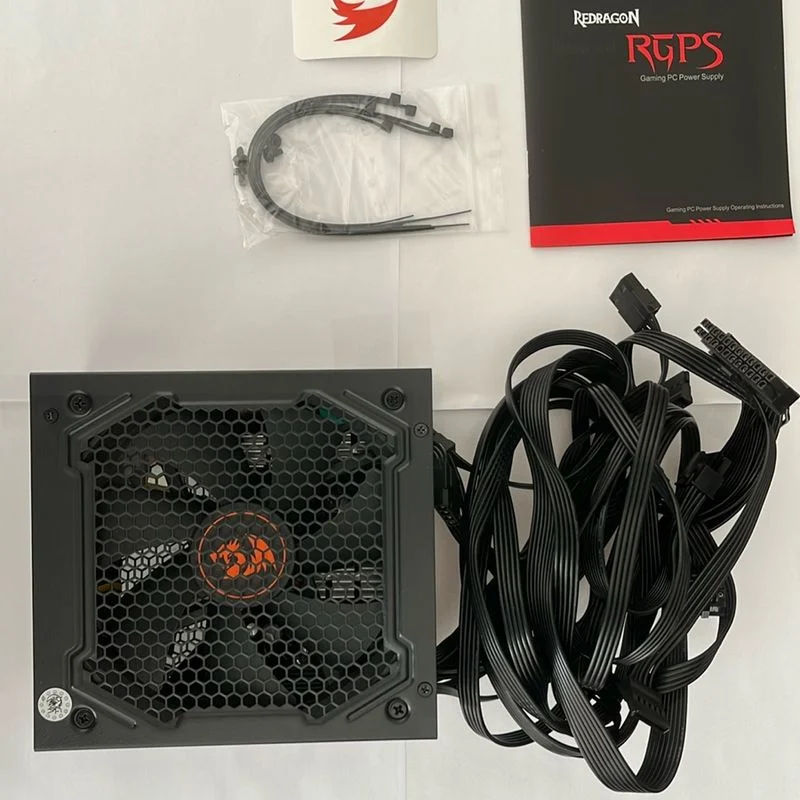 conectores Fonte Redragon RGPS 500W é Boa em 2025? Review Honesto e Testes