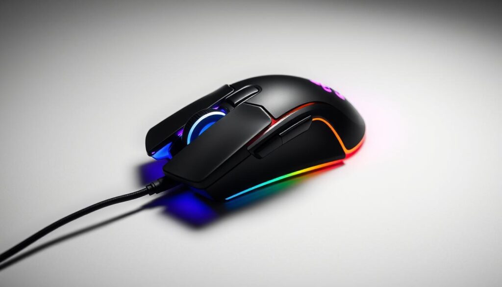 A-high-angle-shot-of-a-stylish-gaming-mouse-setup-against-a-minimalist-monochromatic-1024x585 Melhores mouses gamers até R$ 200