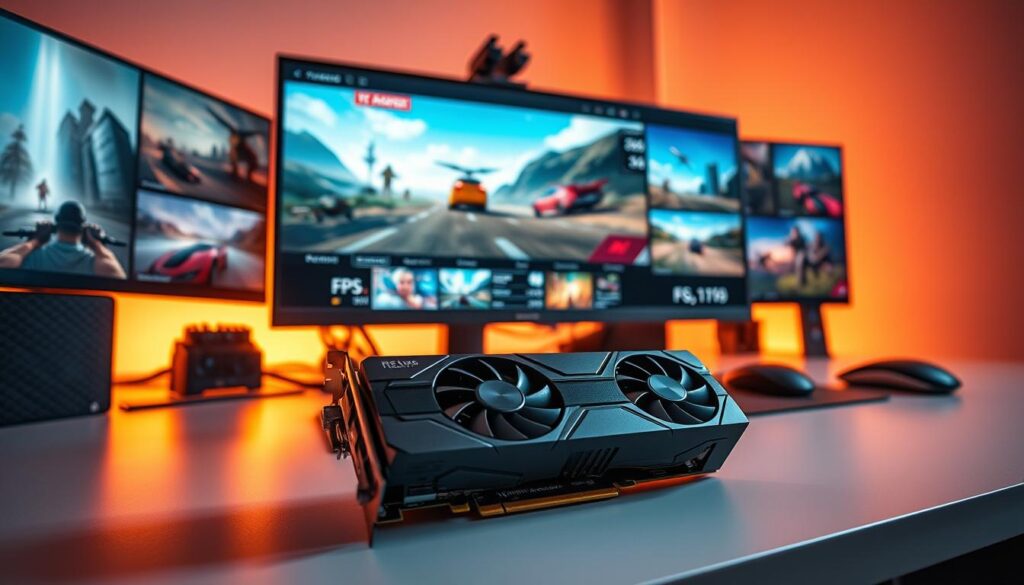 A-high-performance-gaming-setup-with-a-powerful-RX-7800-XT-GPU-showcasing-detailed-FPS-and-1024x585 Review RX 7800 XT: testes de desempenho e FPS reais