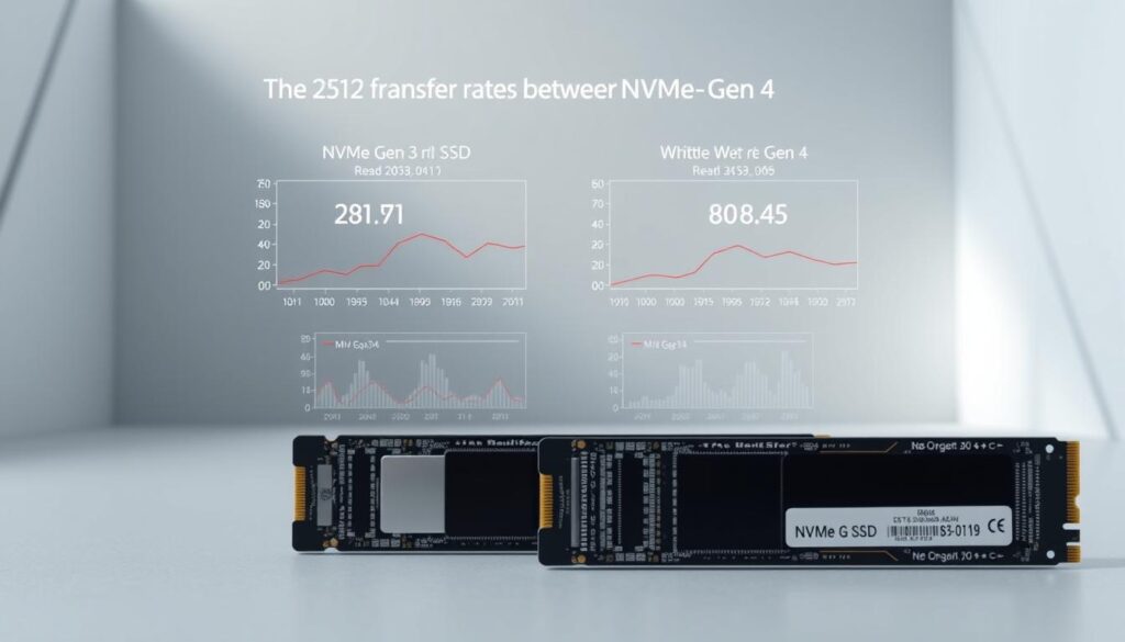 A-high-resolution-photorealistic-image-of-data-transfer-rates-between-NVMe-SSD-generations.-In-1024x585 SSD NVMe Gen 3 vs Gen 4: qual vale mais a pena?