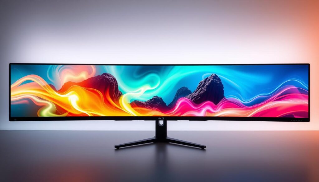 A-wide-sleek-and-modern-gaming-monitor-with-a-4K-ultra-high-definition-display-vibrant-1024x585 Melhor monitor gamer custo-benefício em 2025