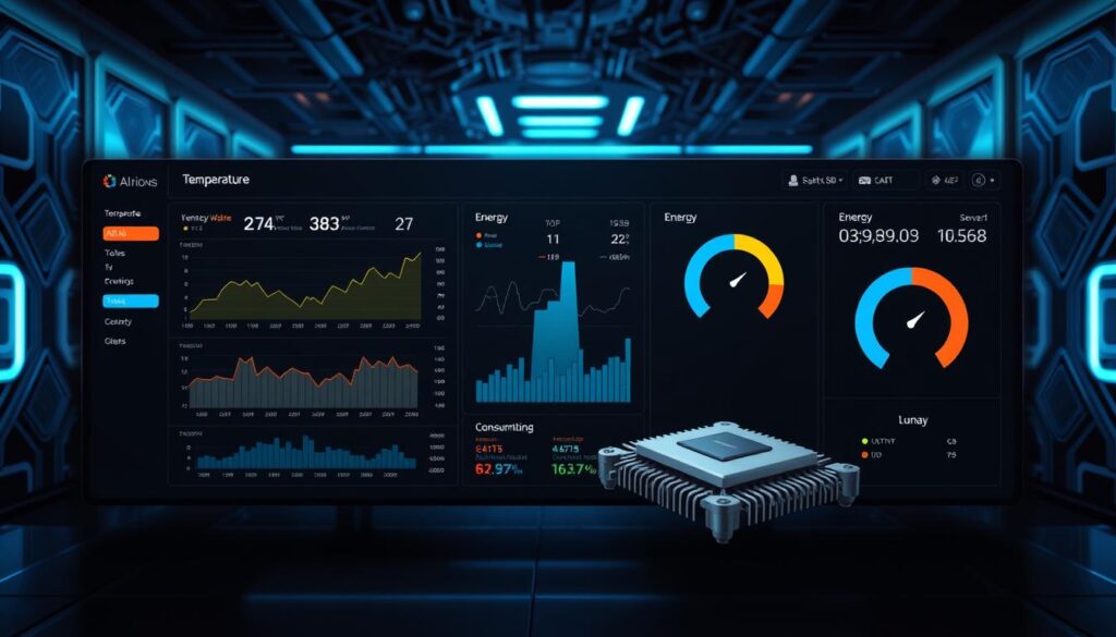 An-advanced-monitoring-dashboard-displaying-real-time-temperature-and-energy-consumption-data.--1024x585 Intel i5 12400F vs Ryzen 5 5600: comparativo completo