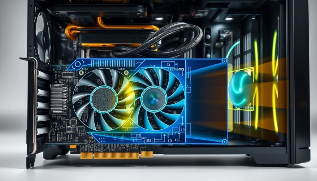 Detailed-cross-section-view-of-a-computer-GPU-Graphics-Processing-Unit-showcasing-its-1024x585 Review RX 7800 XT: testes de desempenho e FPS reais