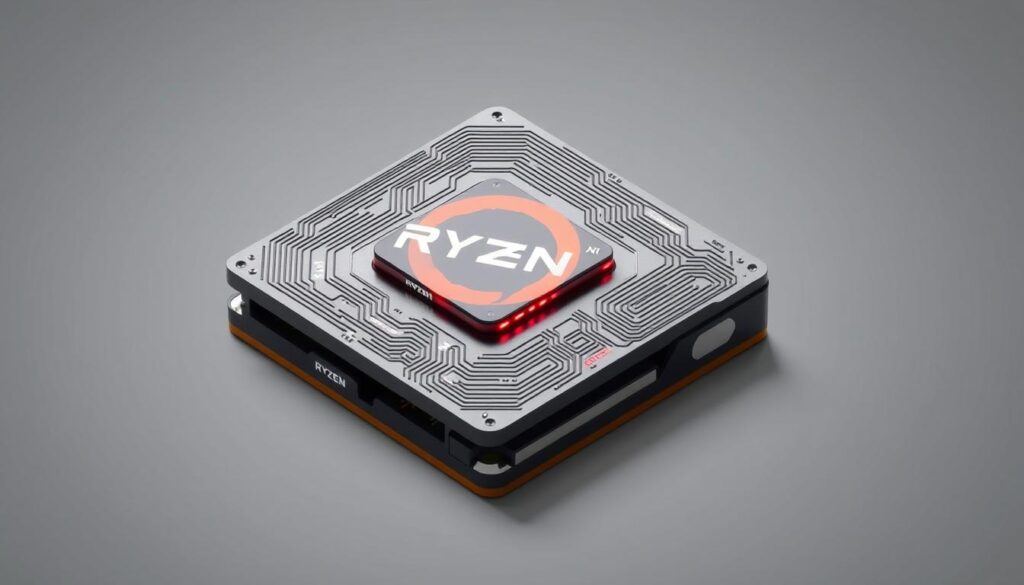 Detailed-technical-specifications-of-the-Ryzen-7-5700X-processor.-Sleek-metallic-surface-with-1024x585 Review Ryzen 7 5700X: desempenho e custo-benefício