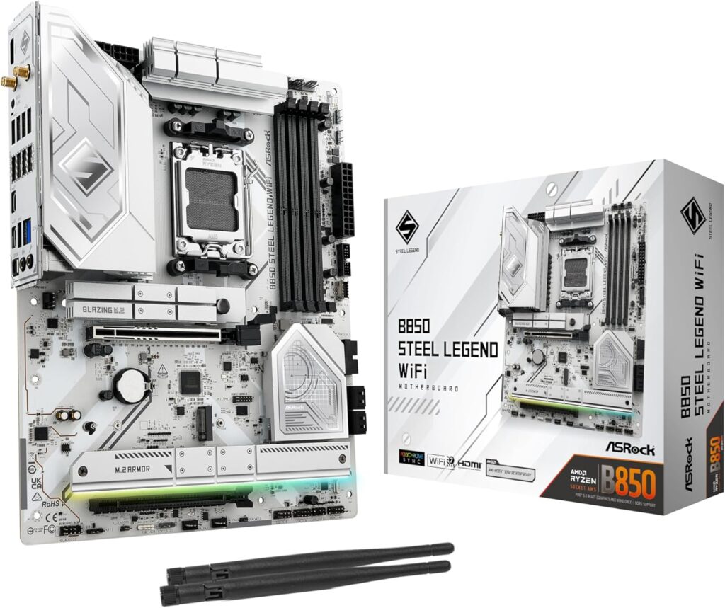 asrock-b850-steel-legend-1024x859 Melhores Placas-Mãe para PC Gamer em 2025: Guia Completo de Compra