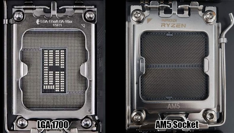 lga1700-and-am5-scokets-790x449-1 Placa-Mãe AM5 ou LGA1700 — Qual Escolher